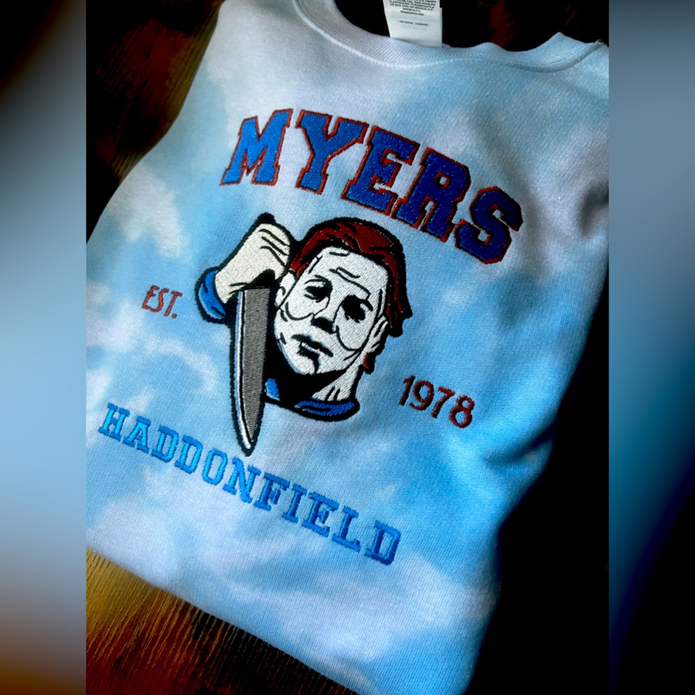Meyers Halloween Tie Dye Crewneck